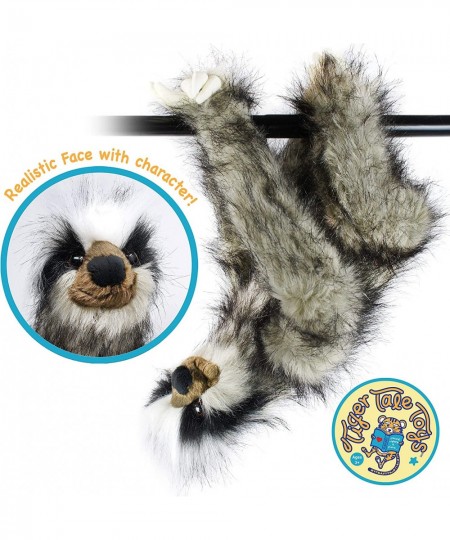 Shlomo The Three-Toed Sloth - 18 Inch Super Realistic Large Stuffed Animal Plush Toy with Magnetic Paws - by Tiger Tale Toys ...