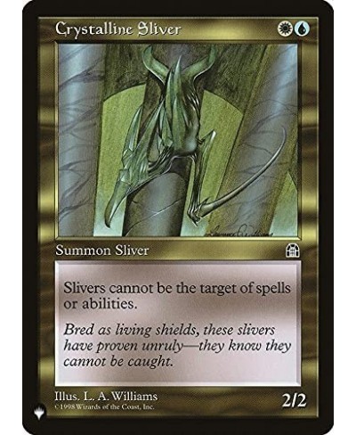 Magic: the Gathering - Crystalline Sliver - The List $27.02 - Trading Cards & Accessories