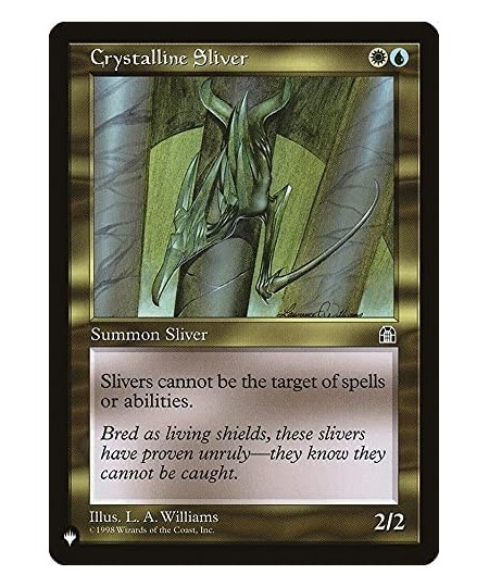 Magic: the Gathering - Crystalline Sliver - The List $27.02 - Trading Cards & Accessories