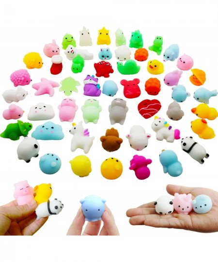 50 Pcs Mochi Squishies Toys Party Favors for Kids 4-8 Small Stress Relief Toys Bulk Treasure Box Toys Classroom Carnival Priz...